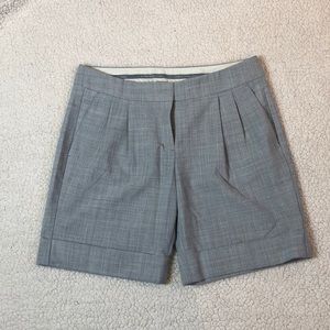 Express Design Studio Editor Shorts Gray Cuffed Pleated Size 4
